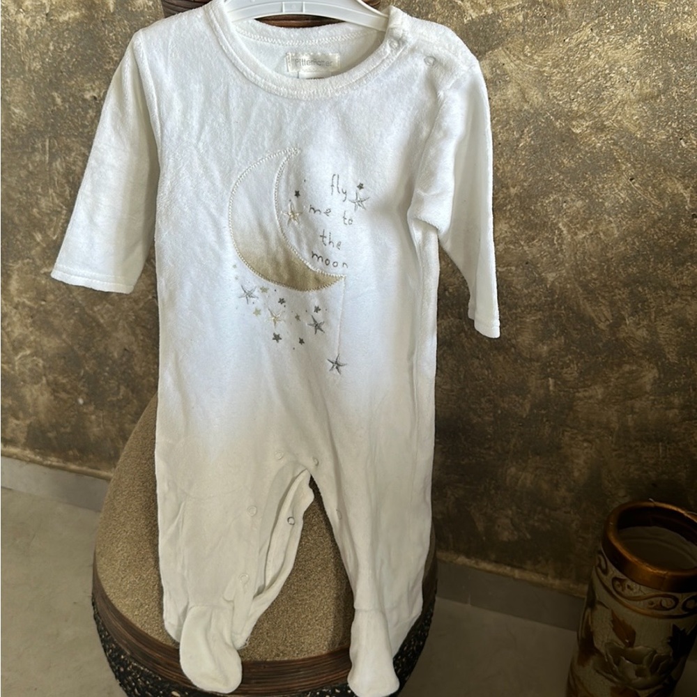 Fly Me To The Moon Baby Girl Footie 6-9M